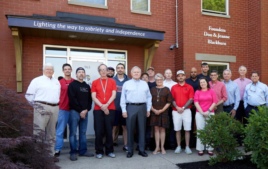 Some of our donors, team, and founders celebrating